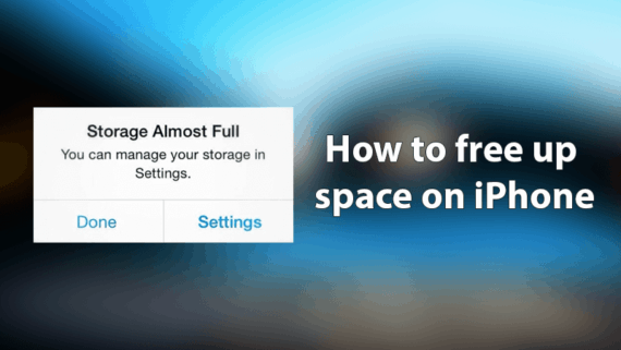 how to free up space on iPhone