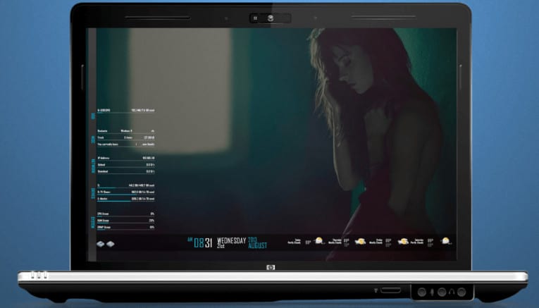 Simple Nova Rainmeter Skin