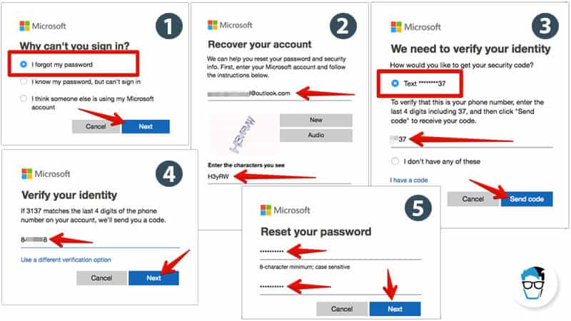 reset avast password windows