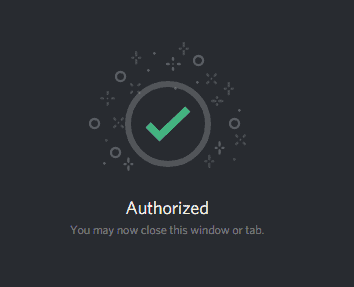 Discord bot has been added to server