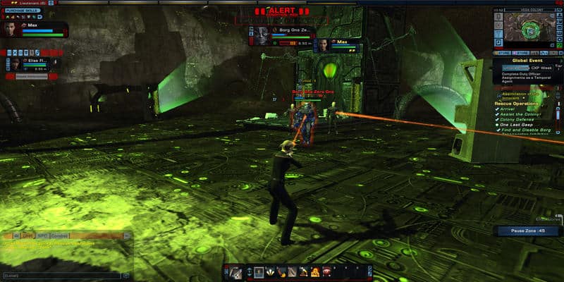 In game screenshot from MMORPG Star Wars Online