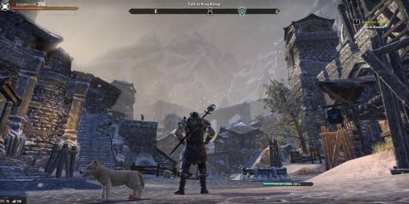 In game screenshot from MMORPG Elder Scrolls Online
