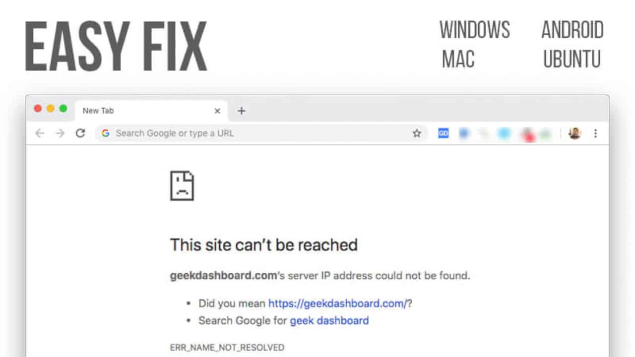 Ways To Fix This Site Can T Be Reached Error In Google Chrome