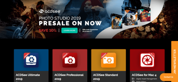 ACDSee Photo Studio is Windows photo viewer with dark theme UI