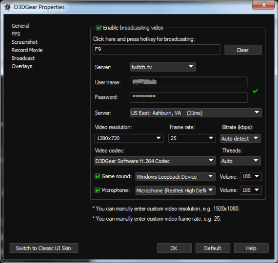 D3DGear Game Screen Recorder