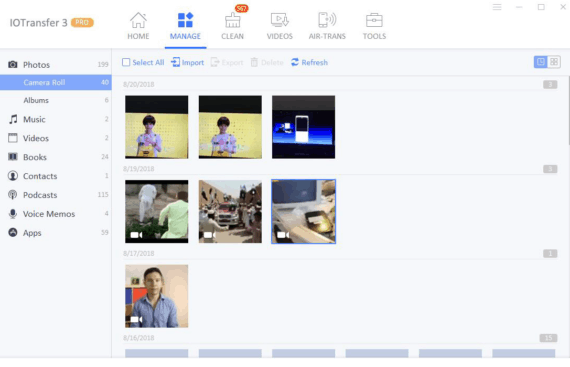 IOTransfer 3 Review - Manage Photos