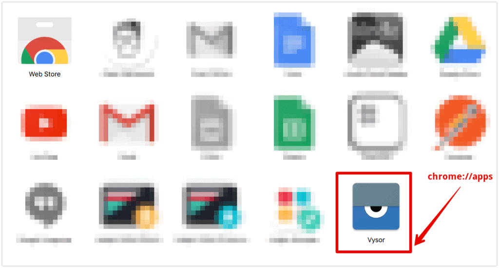 Launch Vysor Chrome App