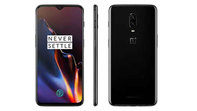 OnePlus 6T Font, Back and Side