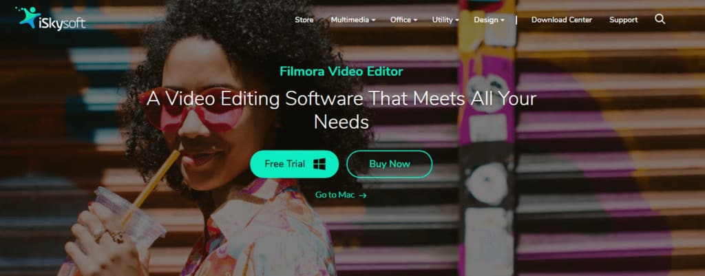 Filmora Video Editor to add Cinematic Effect