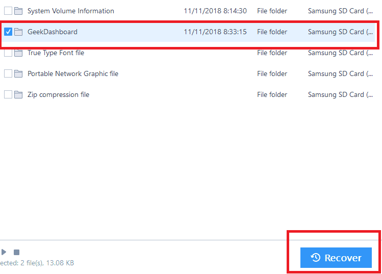 recover files from formatted sd card