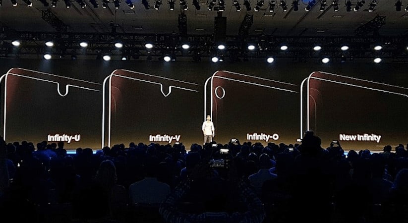 Infinity-V display on Galaxy M-series