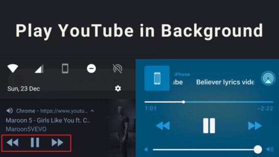 Play YouTube in background on Android and iOS