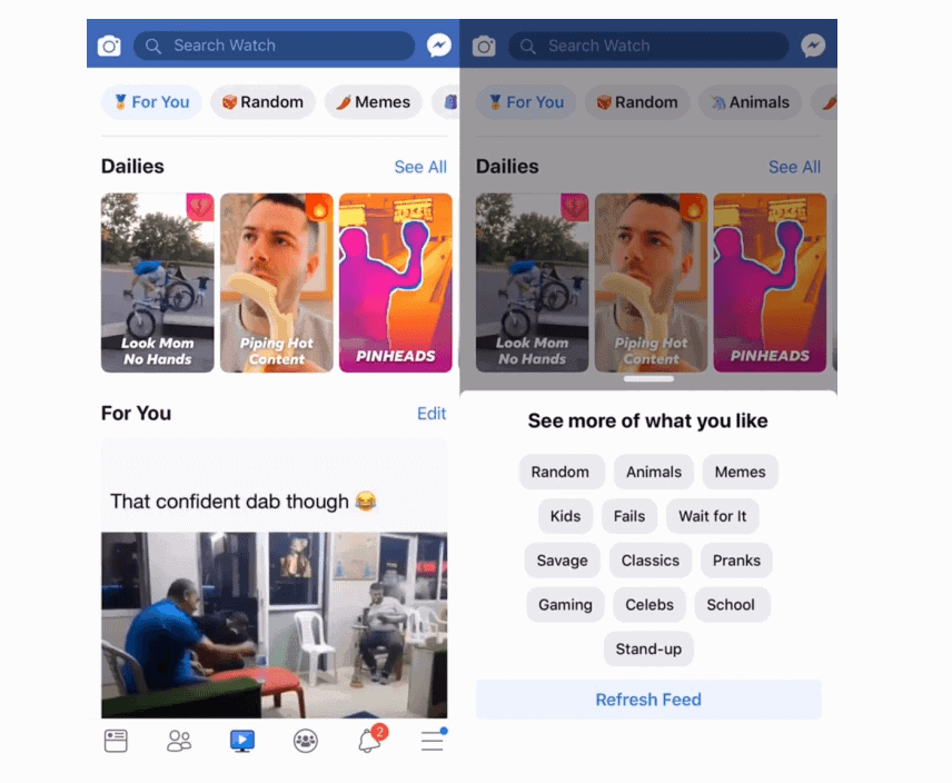 Facebook LOL App Interface