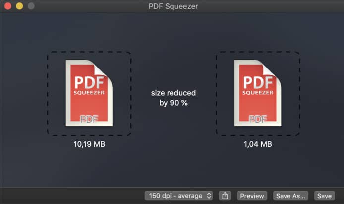 PDF Squeezer Interface