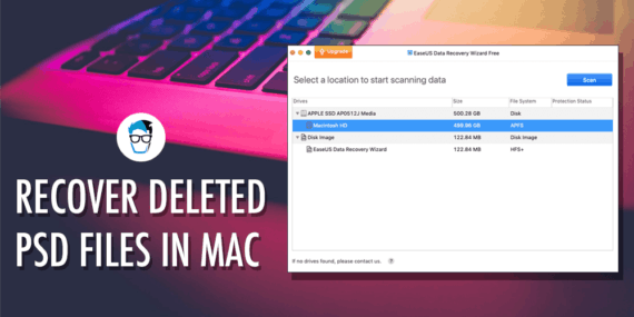 Different Ways to Recover PSD Files from Mac