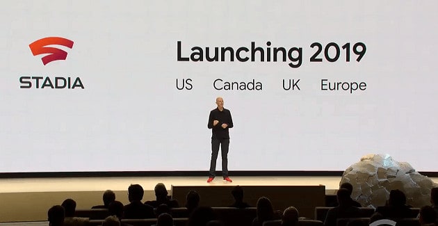 Stadia's Launch Dates