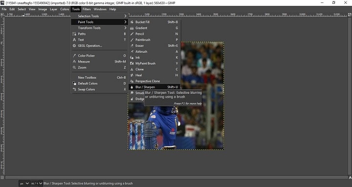 Use Blur-Sharpen Effect to remove blur from images