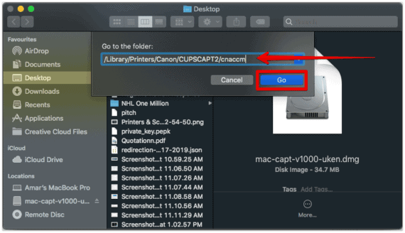 Open cnaccm folder