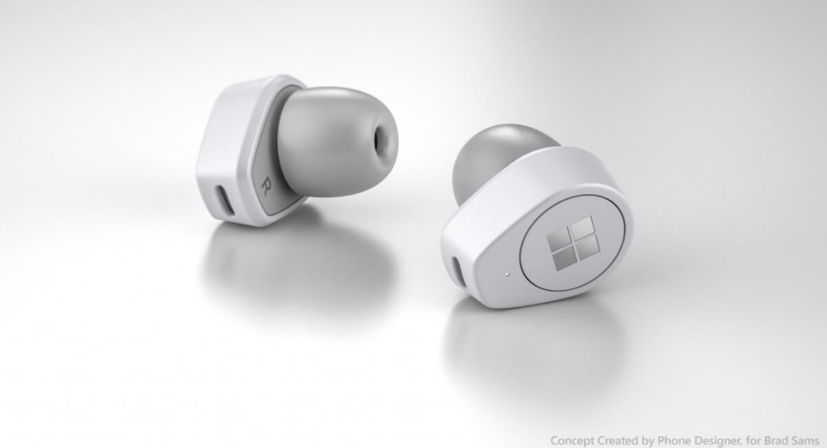 Microsoft Surface Earbuds concept
