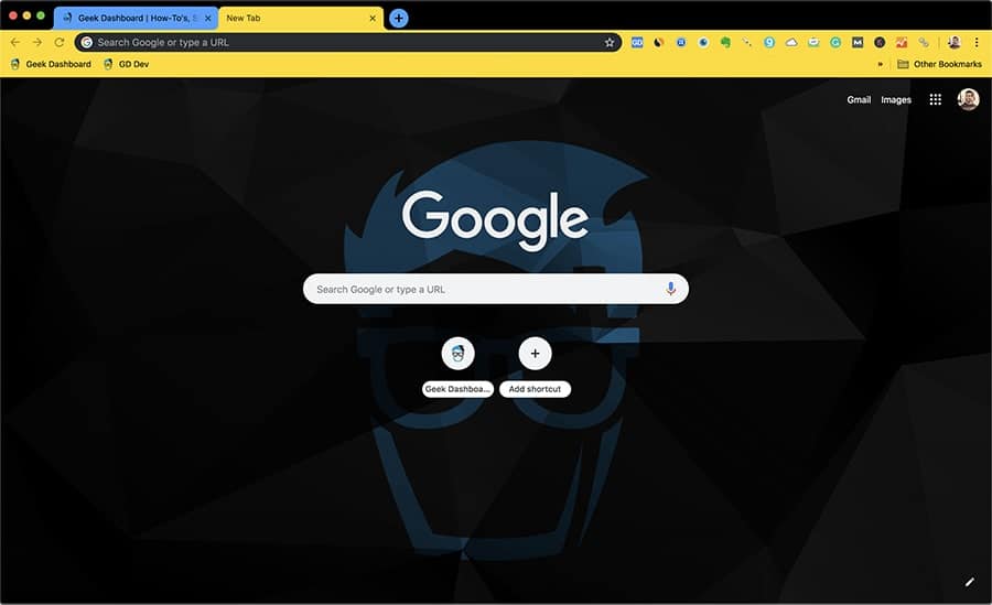 How To Change Chrome Theme Background With Your Own Pictures