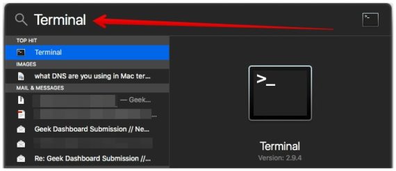 Launch Terminal from Spotlight