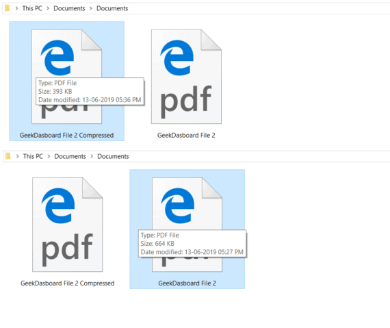 Reducing PDF File Size Manually