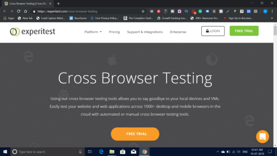 Experitest Cross-Browser Testing Tool