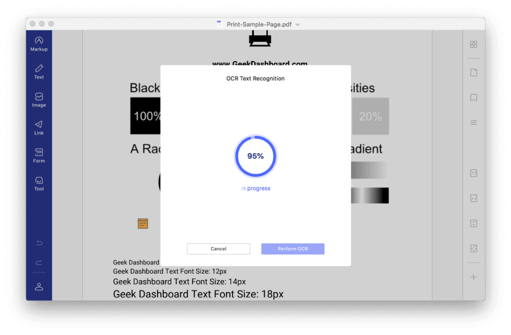 PDFelement 7 OCR