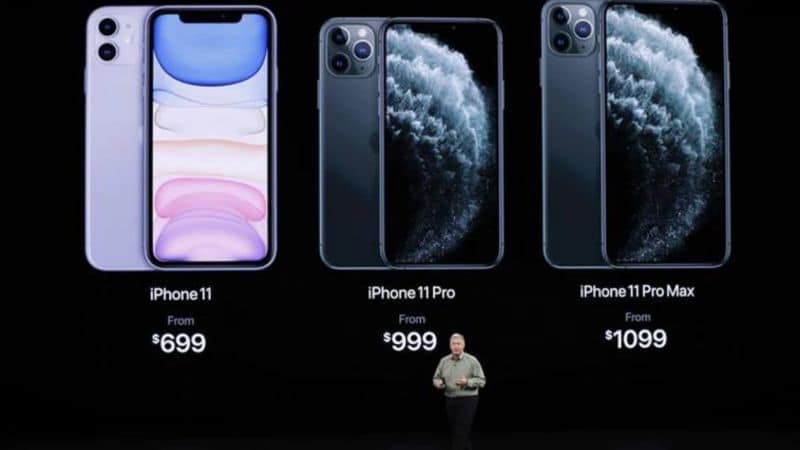 iPhone 11 lineup pricing