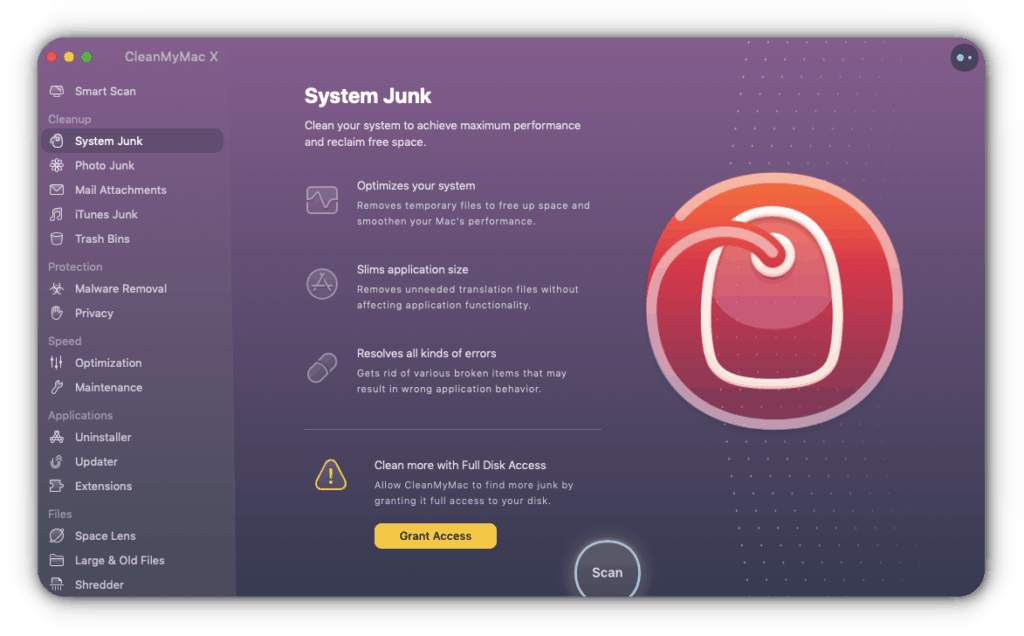 CleanMyMac X Review - System Junk