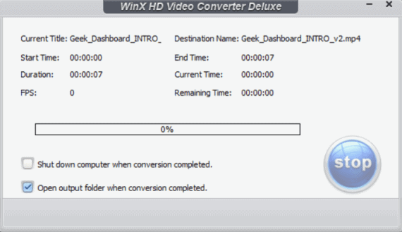 Converting MOV to MP4