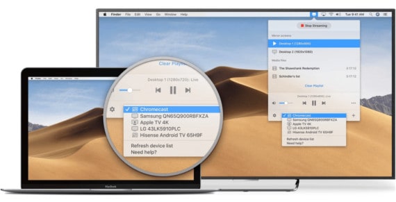 JustStream Screen Mirroring Mac