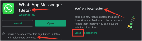 WhatsApp Beta Tester
