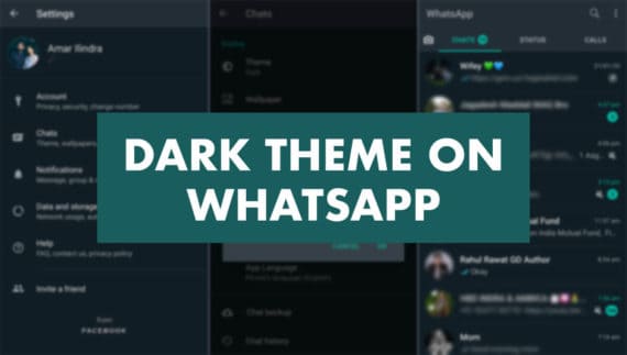 WhatsApp Dark Theme