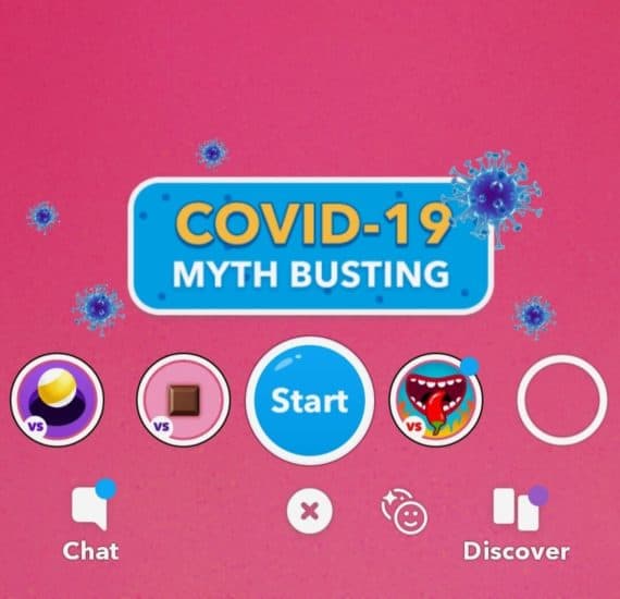 Snapchat COVID-19 Myth Busting game