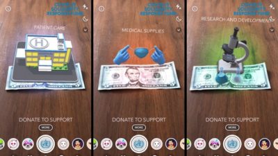 Snapchat Currency scanning lens