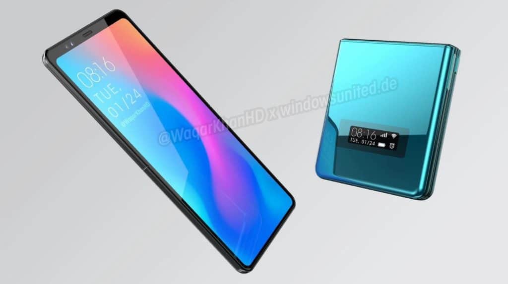 Xiaomi's foldable phone render