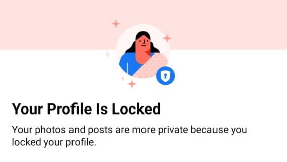 Facebook Profile Lock