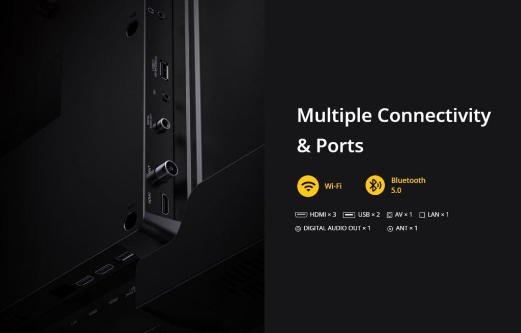 Realme TV connectivity options