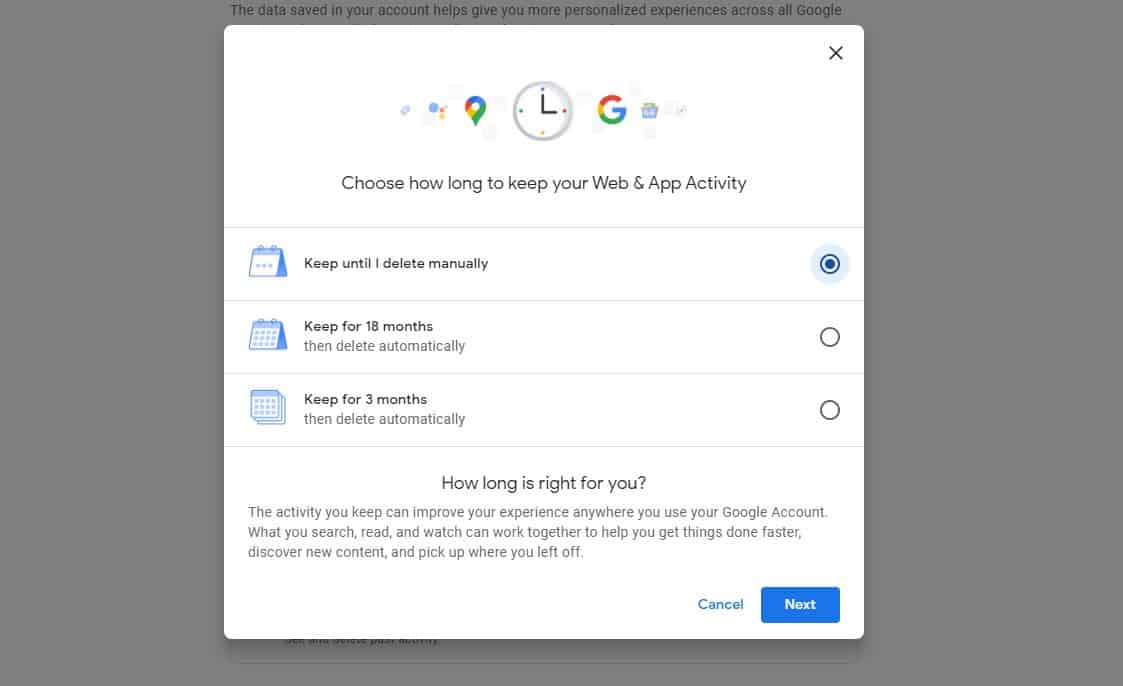 Auto Delete Google Will Now Auto-Delete Browsing and Location History Older Than 18 ...