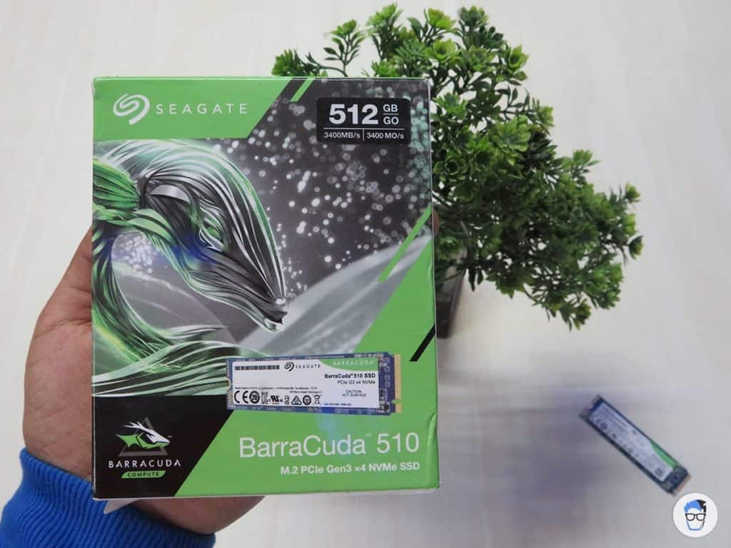 Seagate Barracuda 510 NVMe Internal SSD Outer Box