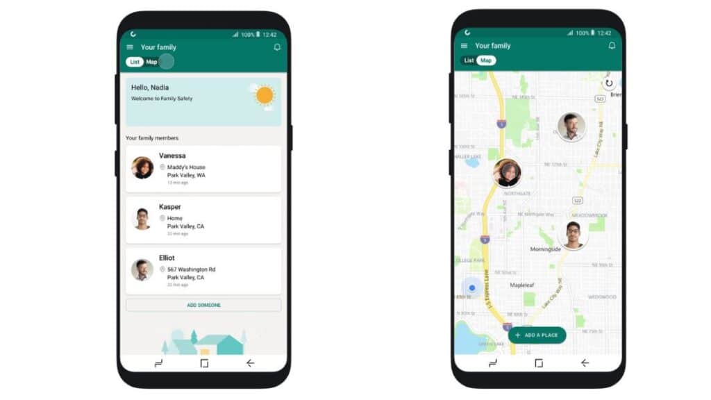 Microsoft Safety App Location Feature