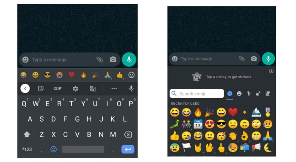 Emoji Shortcut Bar