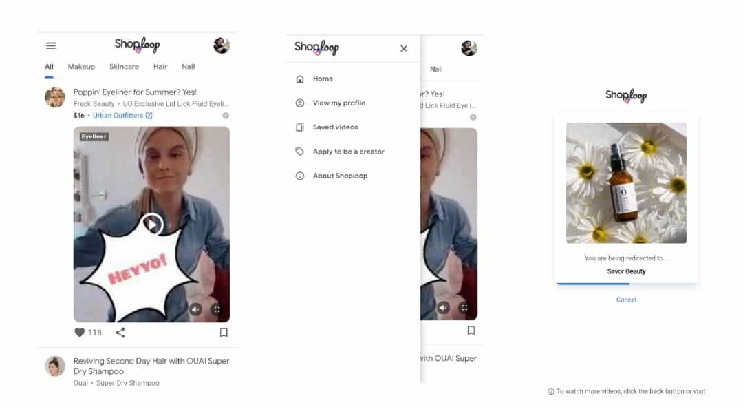 Shoplop Google Introduced A Video Shopping Platform Called Shoploop