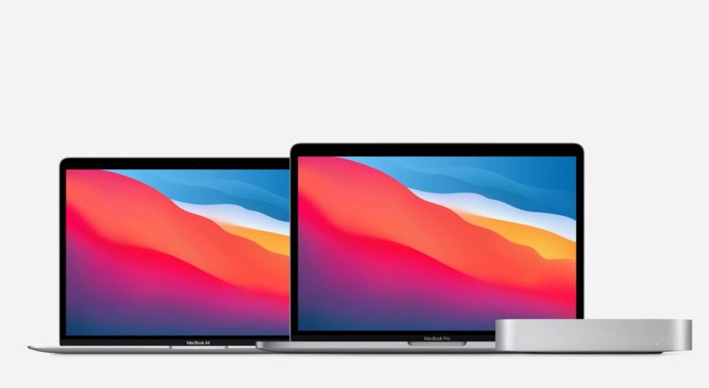 Apple MacBook and Mac Mini