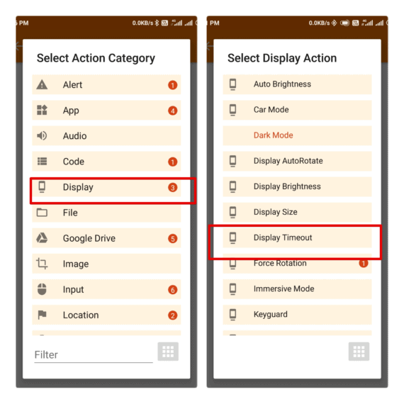 Tasker Profile Settings to Prevent Phone from Sleeping