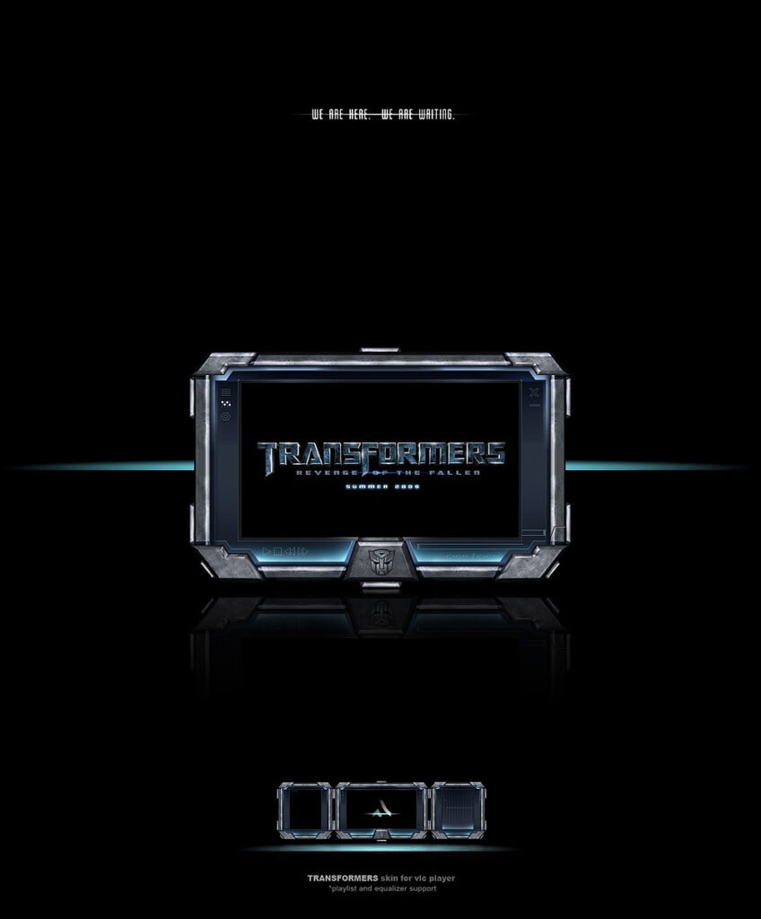 Transformers Skin by Adrenn - Best VLC Skins Right Now