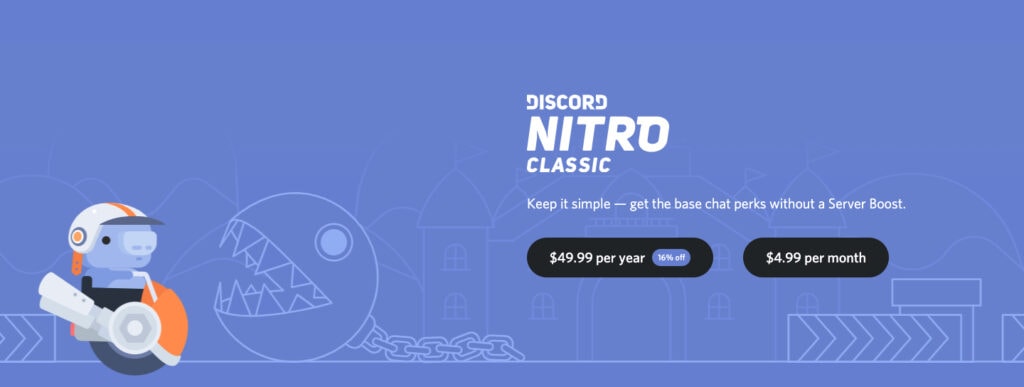 Discord Nitro Classic Pricing