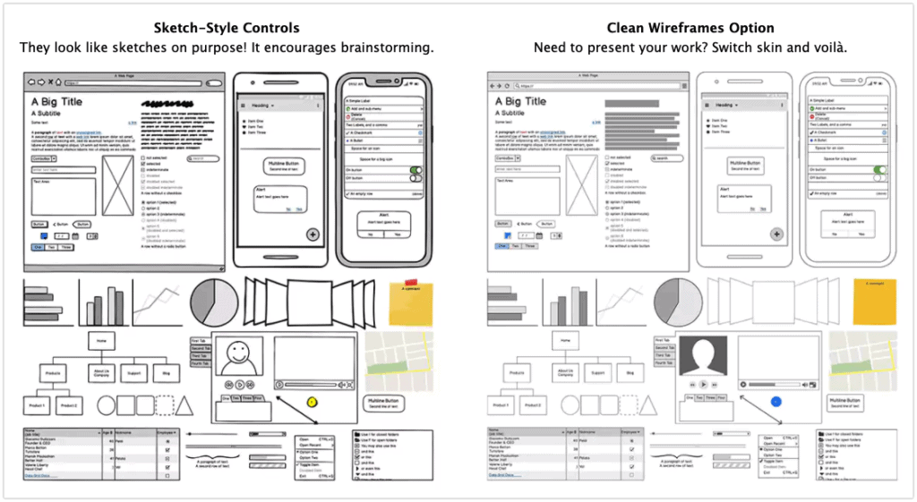 balsamiq wireframes export all