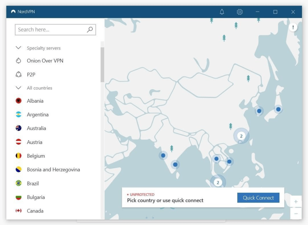 NordVPN Servers